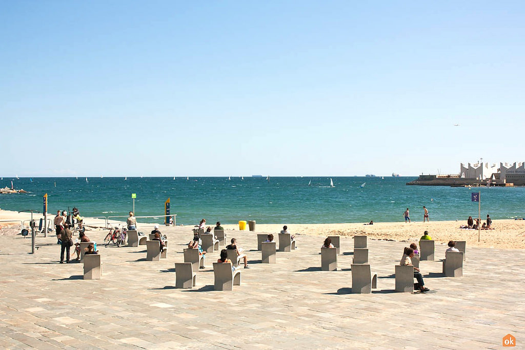 Playa Nova Icària en Barcelona