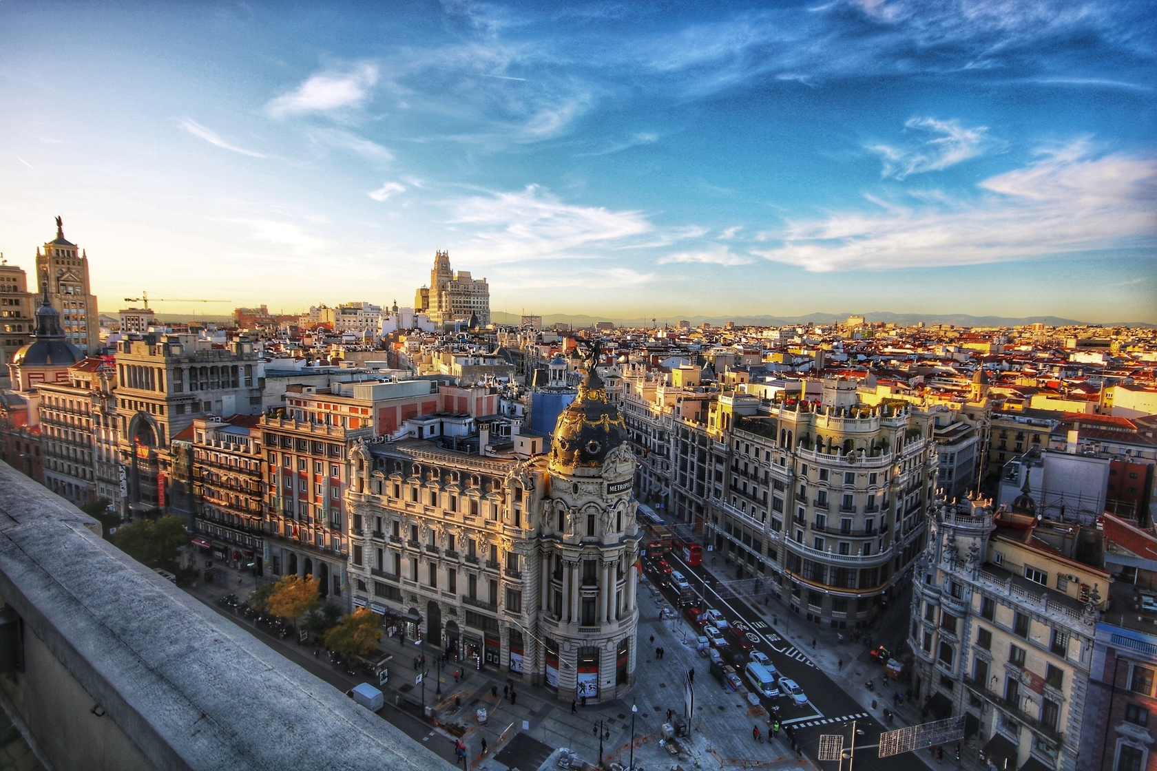 photograph of madrid for wine regions in Spain	