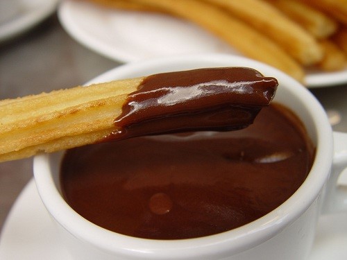 Churros con Chocolate in Barcelona